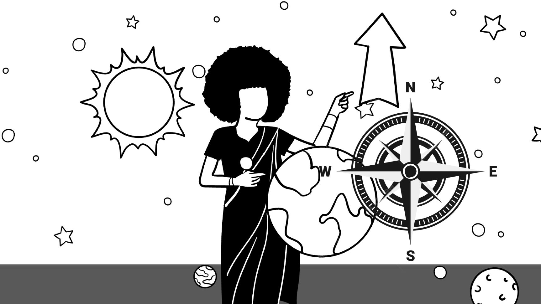 Compass cues in immersive VR